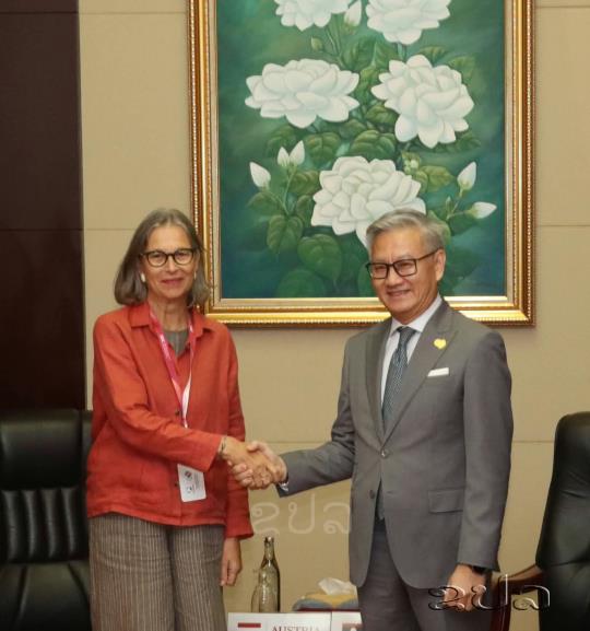 Lao, Austrian Officials Discuss Bilateral Cooperation and LDC Graduation